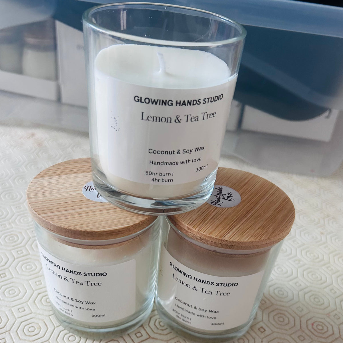 Glowing Hands Candle Collection