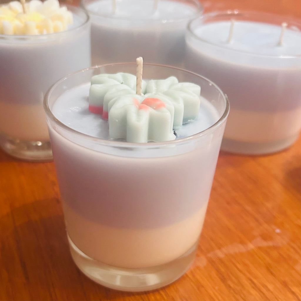 Floral Jar Candle — Snowflake & Meadow
