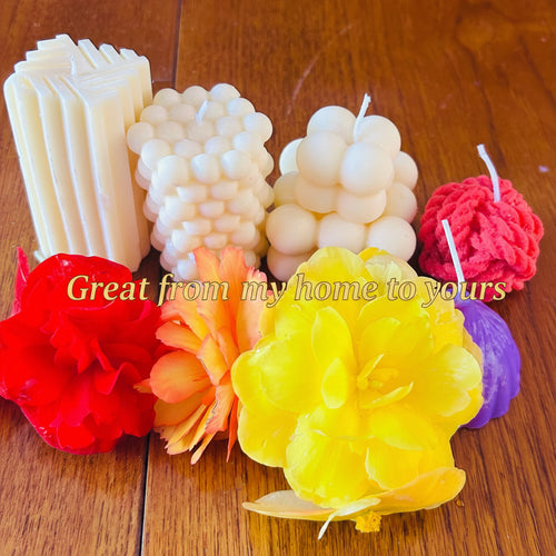 Bubble Pillar Candle