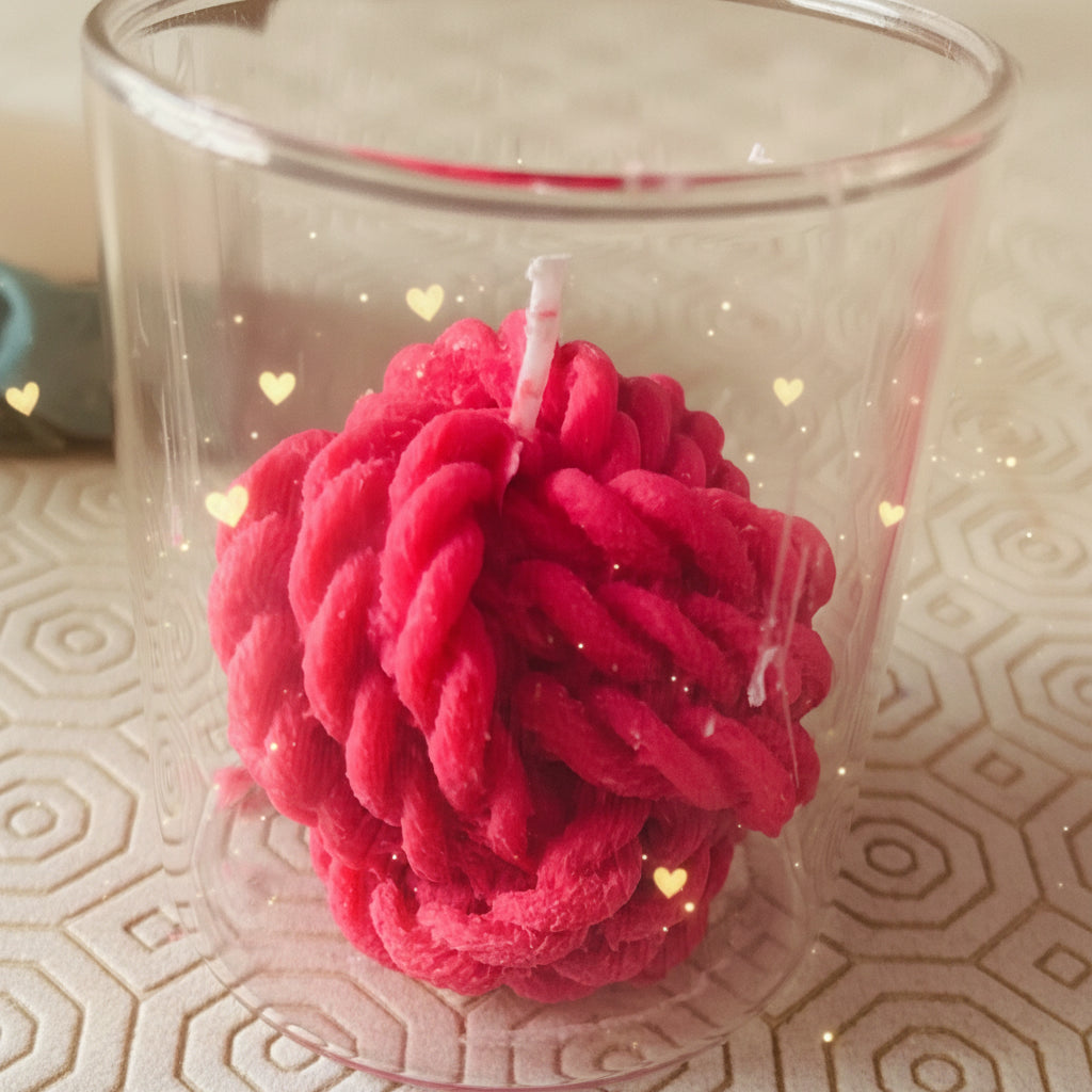 Bubble Pillar Candle