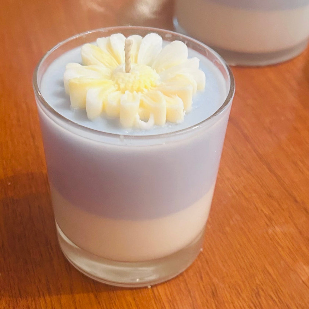 Floral Jar Candle — Snowflake & Meadow