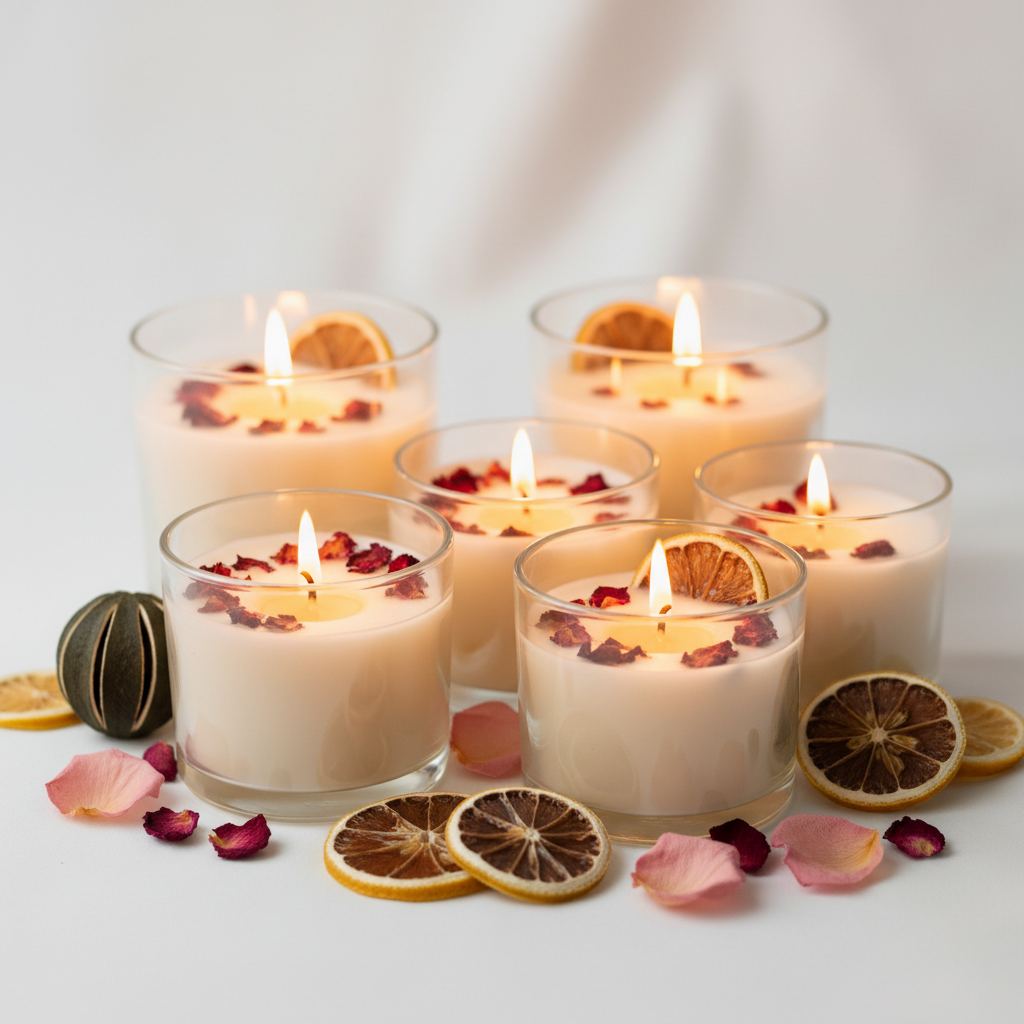 Handmade Soy & Coconut Wax Candle | Glowing Hands Studio