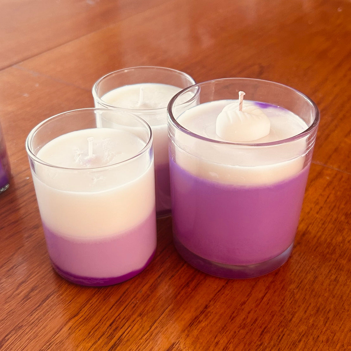 Handmade Rose Scented Candle | Decorative Flower Top Jar