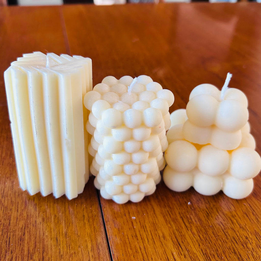 Garden Rose Pillar Candle