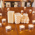 Bubble Pillar Candle